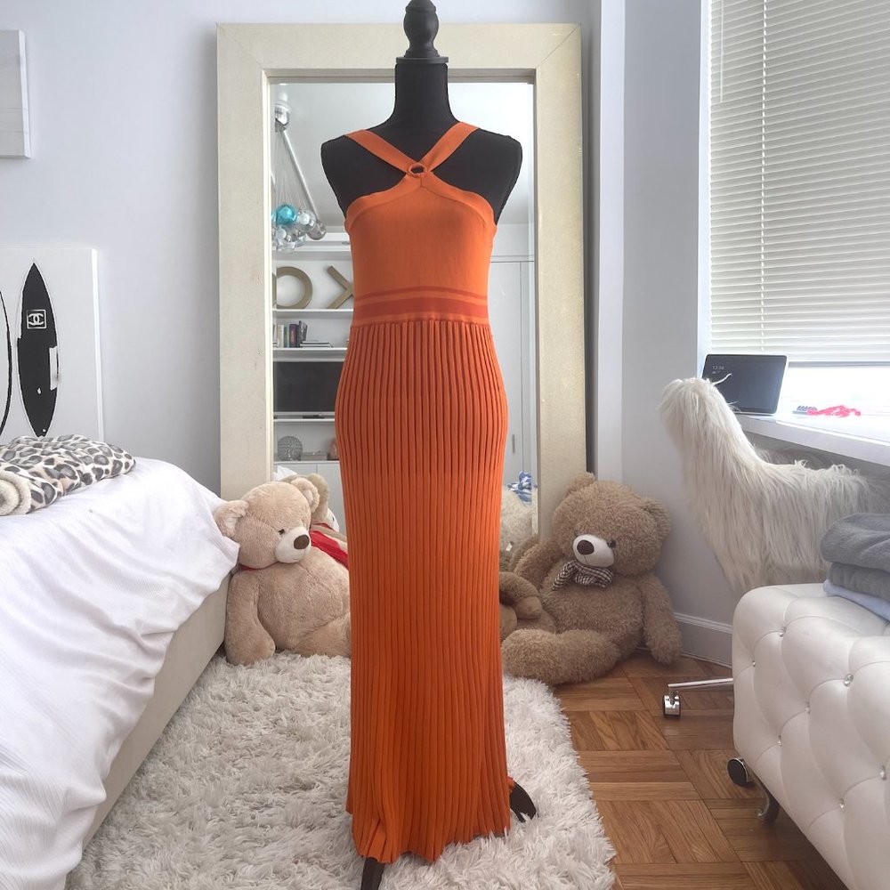 ZARA RIB MAXI DRESS